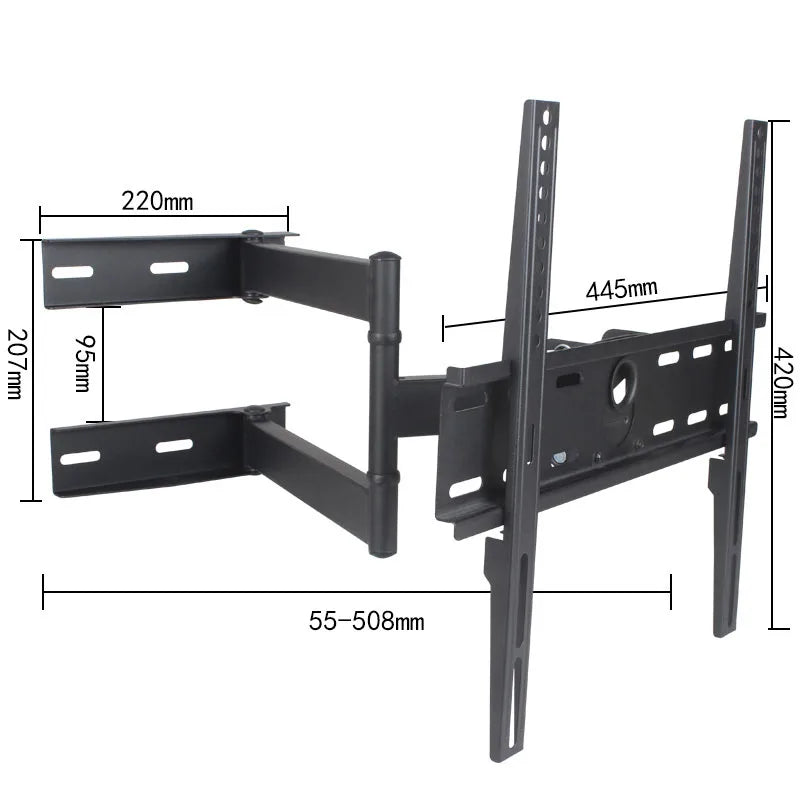 32"-58" Plasma Screen TV Wall Mount Full Motion Articulating Arms Soporte Tilt Bracket Support Wall Mount Holder Stand DY403