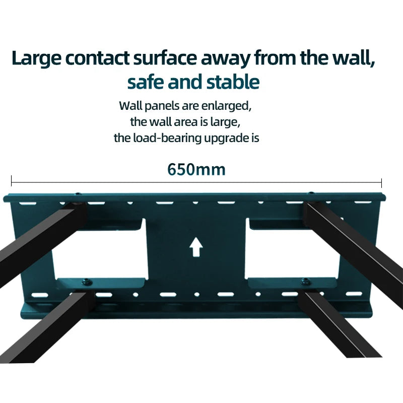85-120'' TV Wall Mount Bracket Angle Adjustable 6 Arms Stronger Suporte Soporte TV Stand UP TO 130kg Lps VESA 1000*600 DY1000