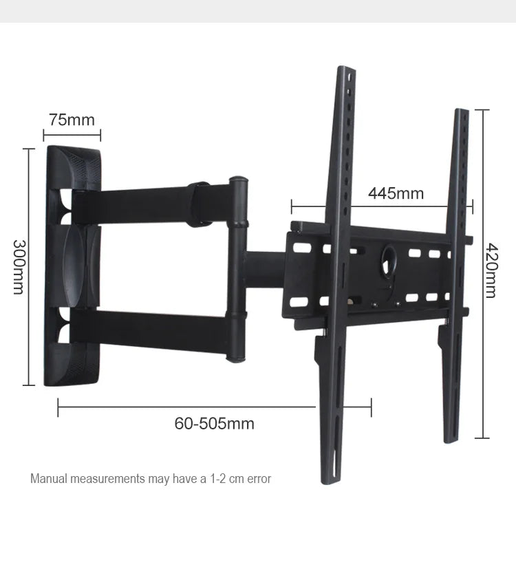 32"-58" Plasma Screen TV Wall Mount Full Motion Articulating Arms Soporte Tilt Bracket Support Wall Mount Holder Stand DY403