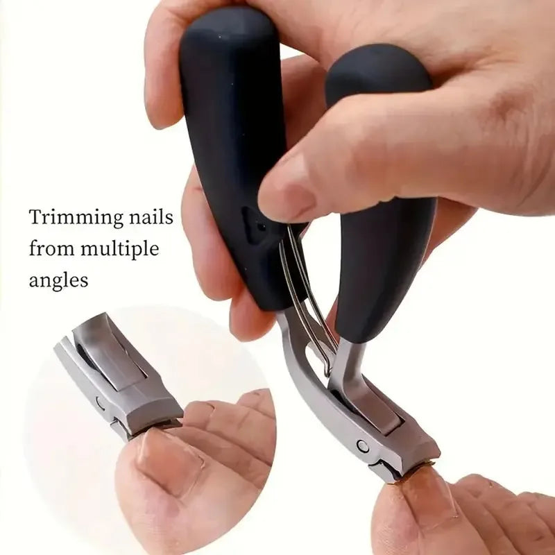 4pcs Ingrown Toenail Clipper Set for Thick Nails - Heavy-Duty Podiatrist Grade, Stainless Steel Blades with Easy Grip Handle - P